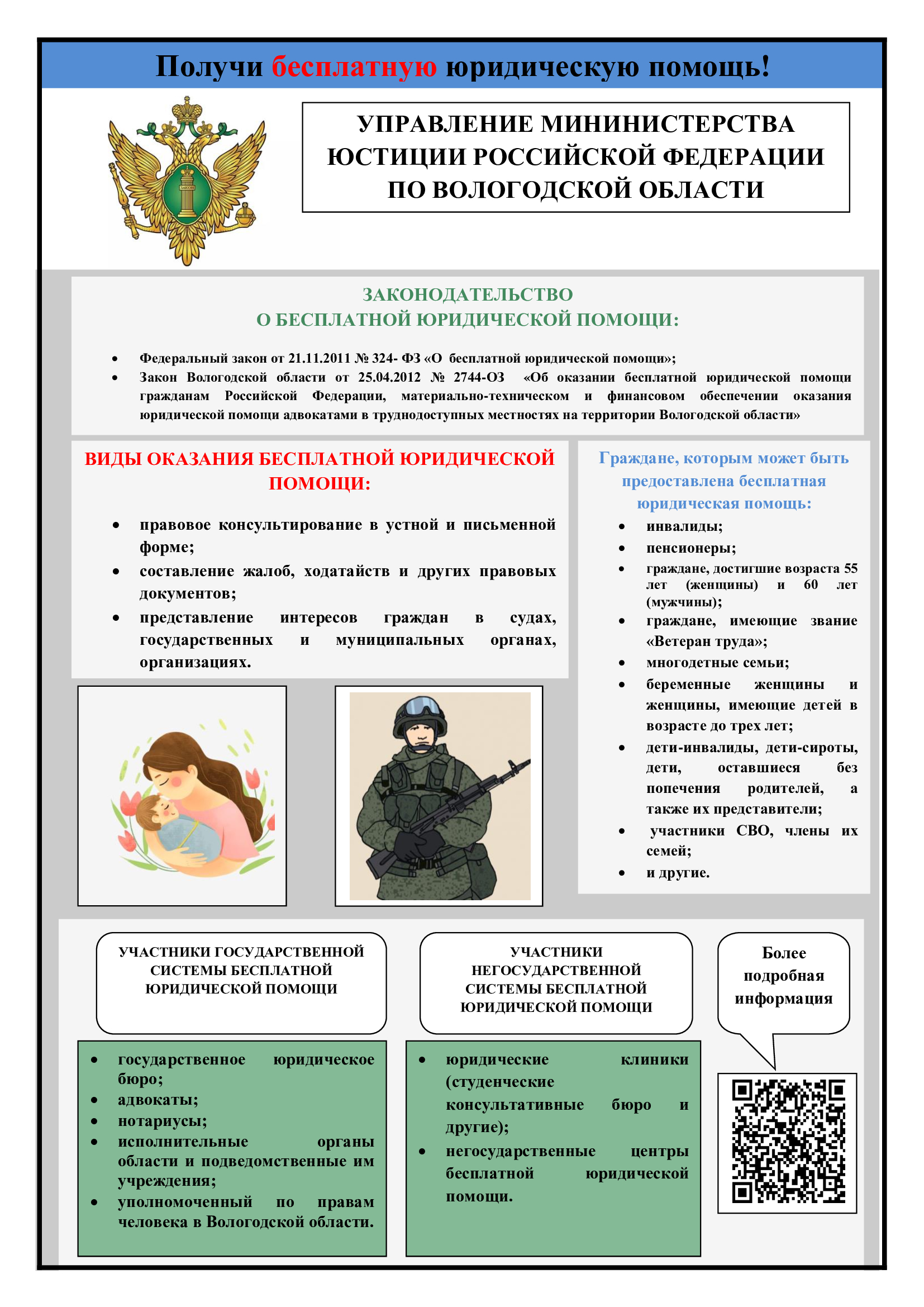 О бесплатной юридической помощи